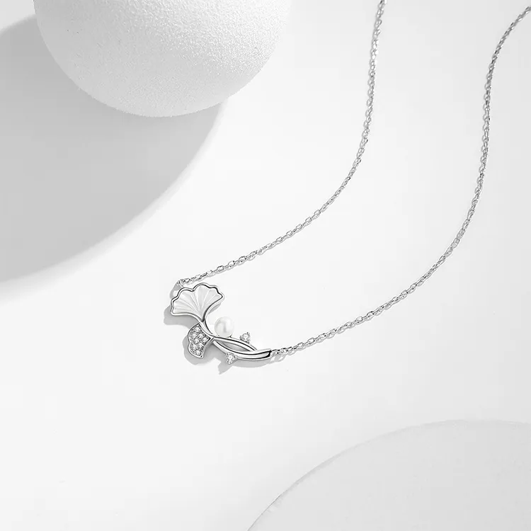 ALI THE FOX S925 Silver Necklaces Women's-4