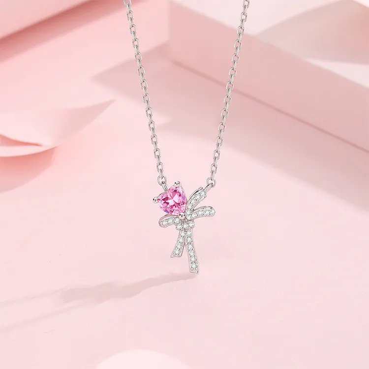 ALI THE FOX S925 Silver Necklaces Women's-3