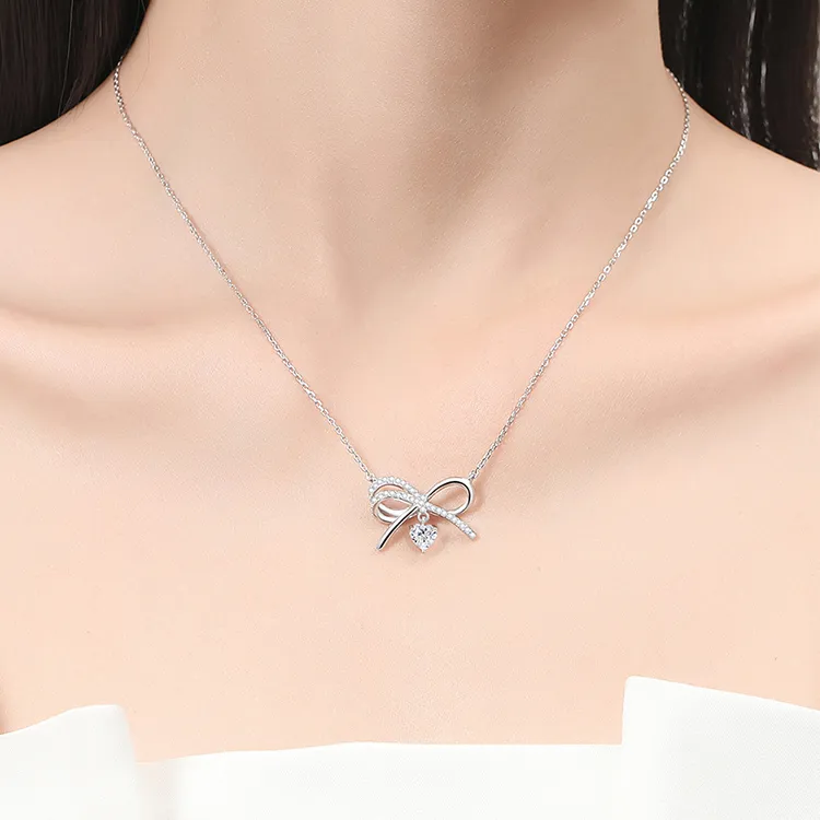 ALI THE FOX S925 Silver Necklaces Women's-1