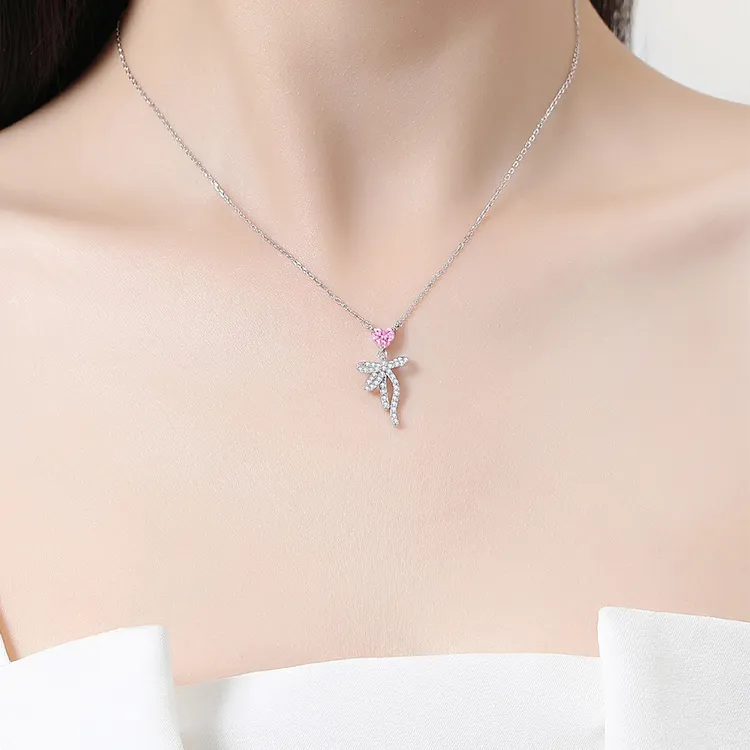 ALI THE FOX S925 Silver Necklaces Women's-1