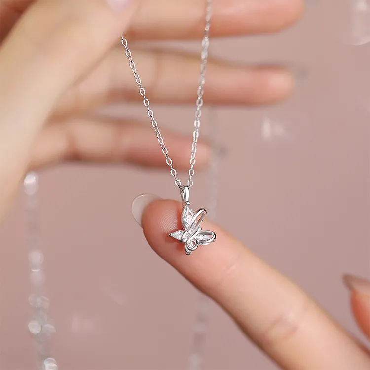 ALI THE FOX 925 Sterling Silver Necklaces Women's-5