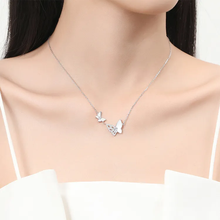 ALI THE FOX S925 Silver Necklaces Women's-6