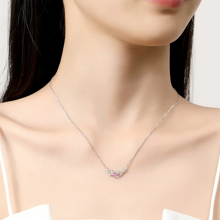 ALI THE FOX S925 Silver Necklaces Women's-1