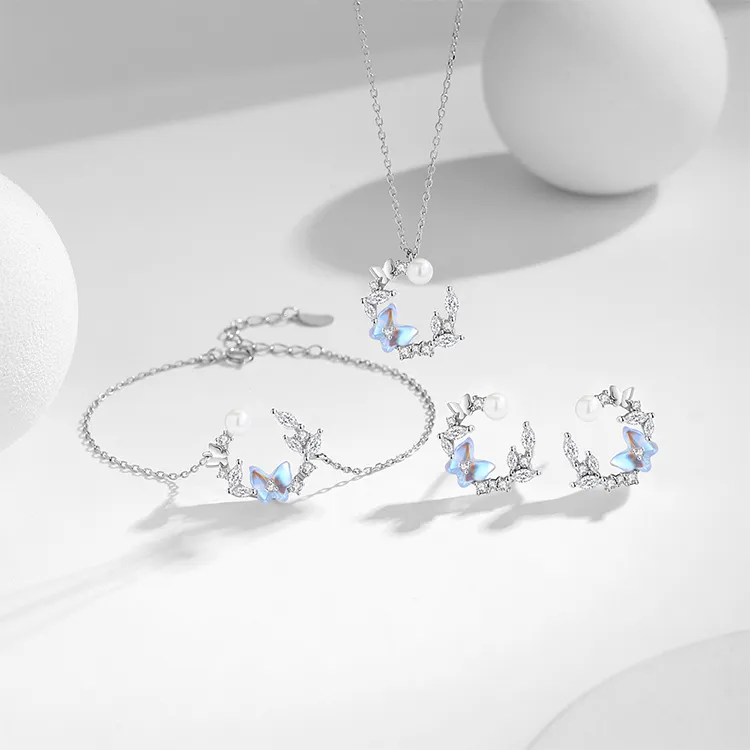 ALI THE FOX S925 Silver Necklaces Women's-4