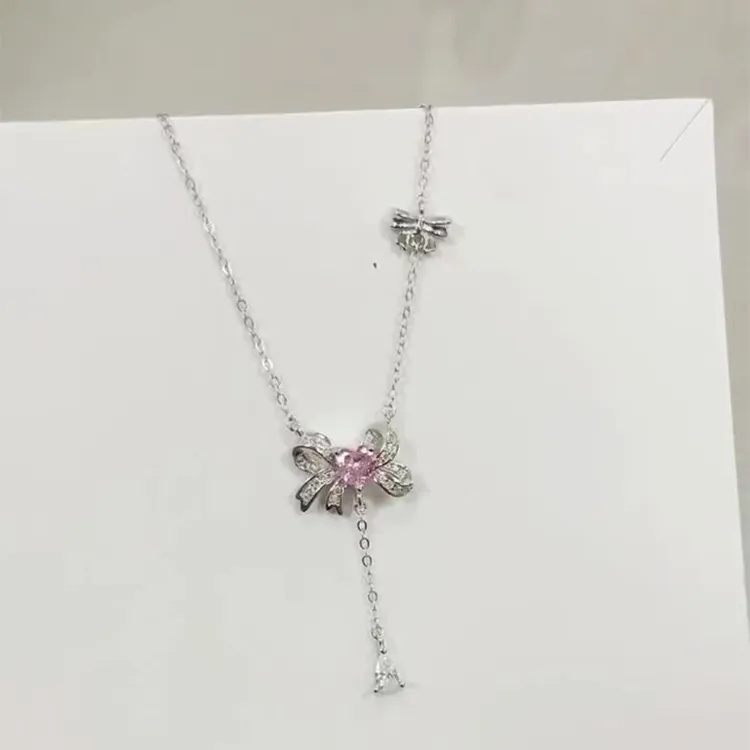 ALI THE FOX S925 Silver Necklaces Women's-1
