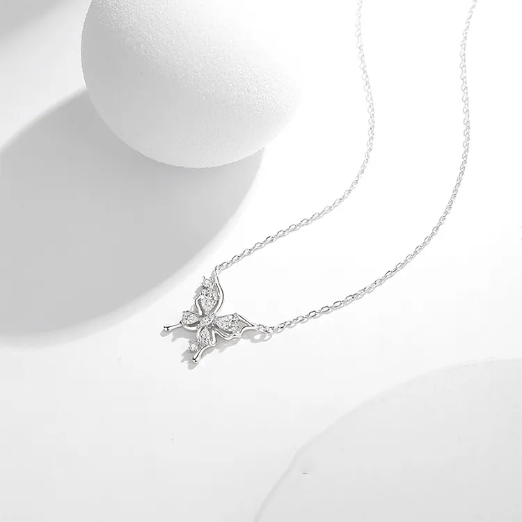 ALI THE FOX S925 Silver Necklaces Women's-4