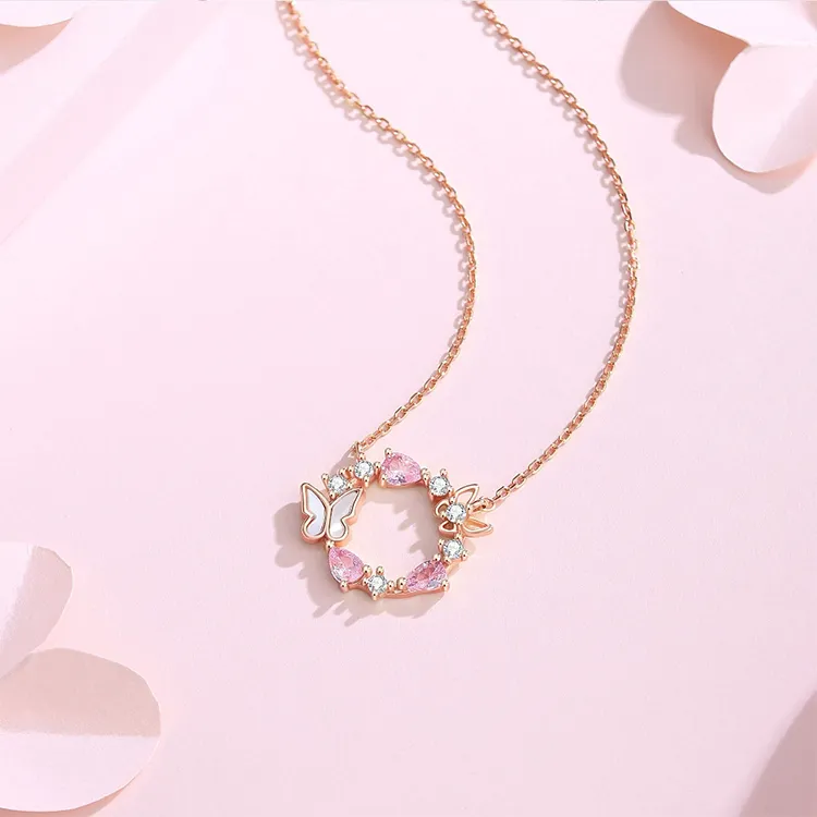 ALI THE FOX S925 Silver Necklaces Women's-4
