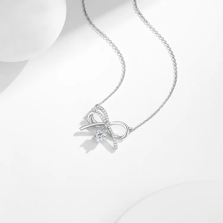ALI THE FOX S925 Silver Necklaces Women's-3
