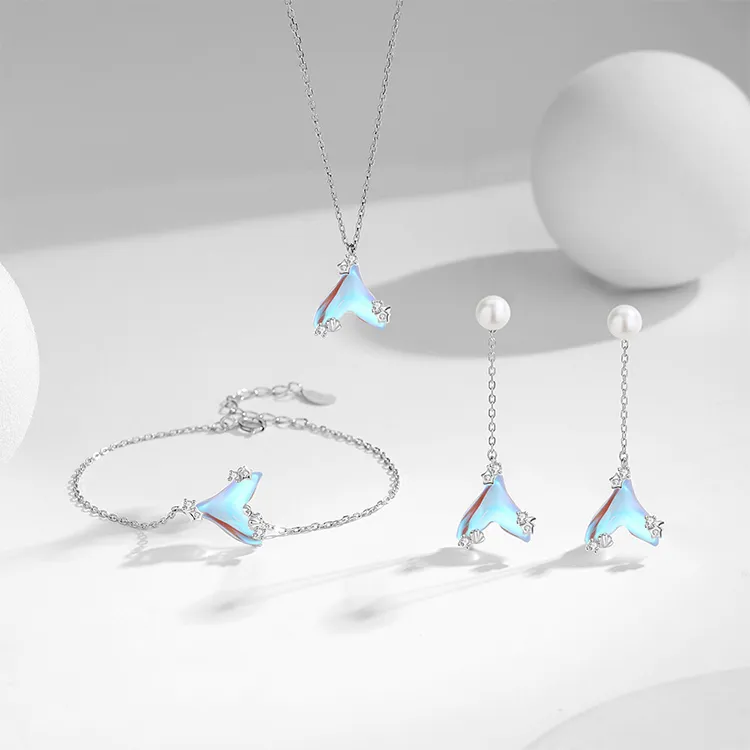 ALI THE FOX S925 Silver Necklaces Women's-3