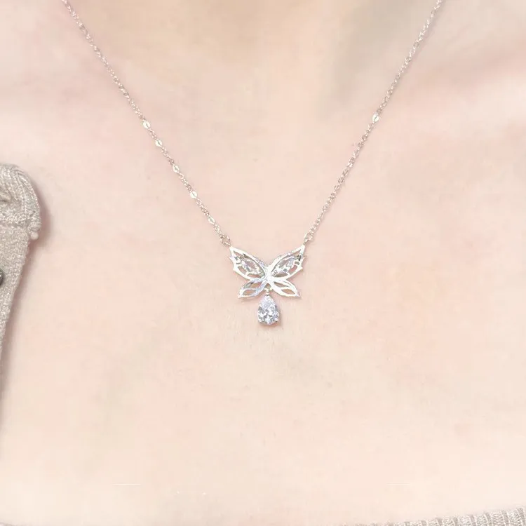ALI THE FOX Zircon Necklaces Women's-6