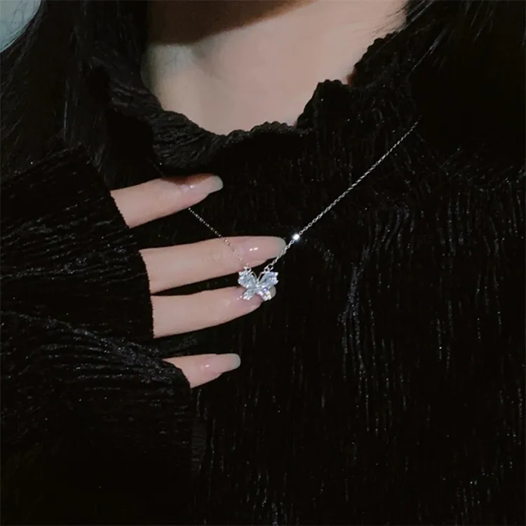 ALI THE FOX Zircon Necklaces Women's-4