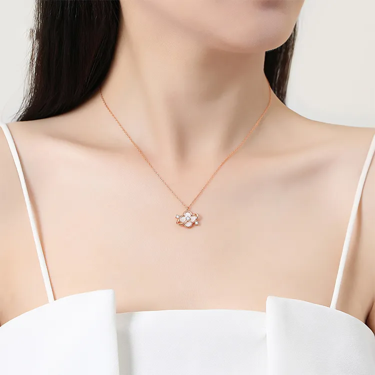 ALI THE FOX S925 Silver Necklaces Women's-4