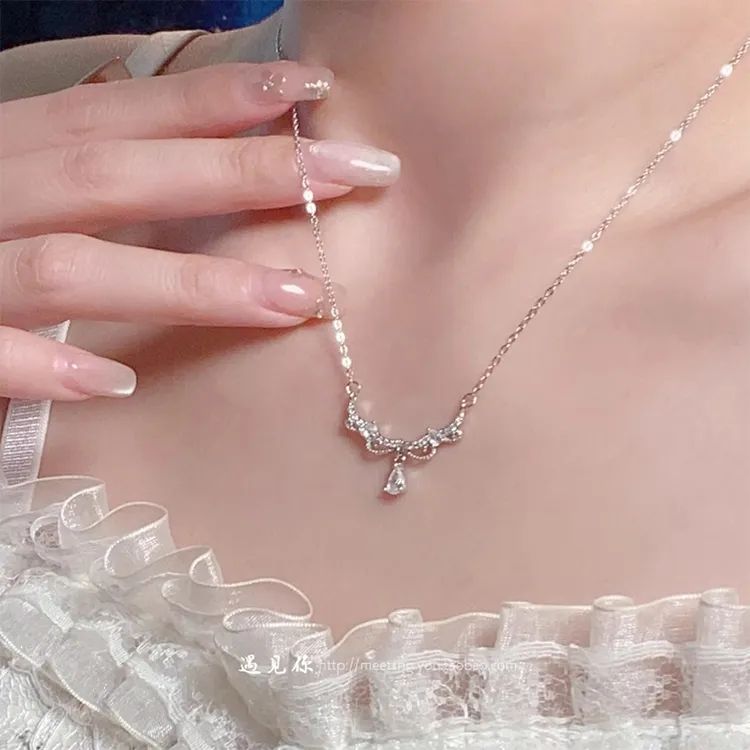 ALI THE FOX Zircon Necklaces Women's-4