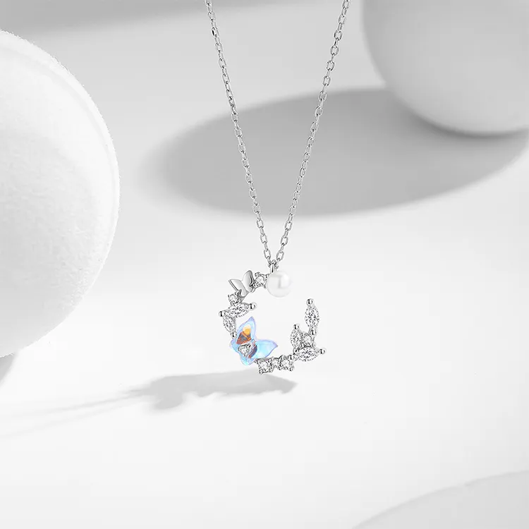 ALI THE FOX S925 Silver Necklaces Women's-3