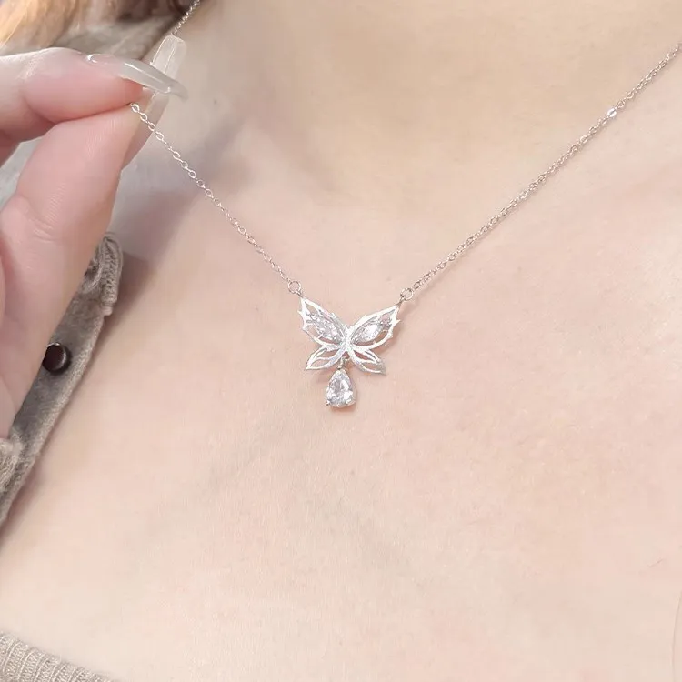 ALI THE FOX Zircon Necklaces Women's-4