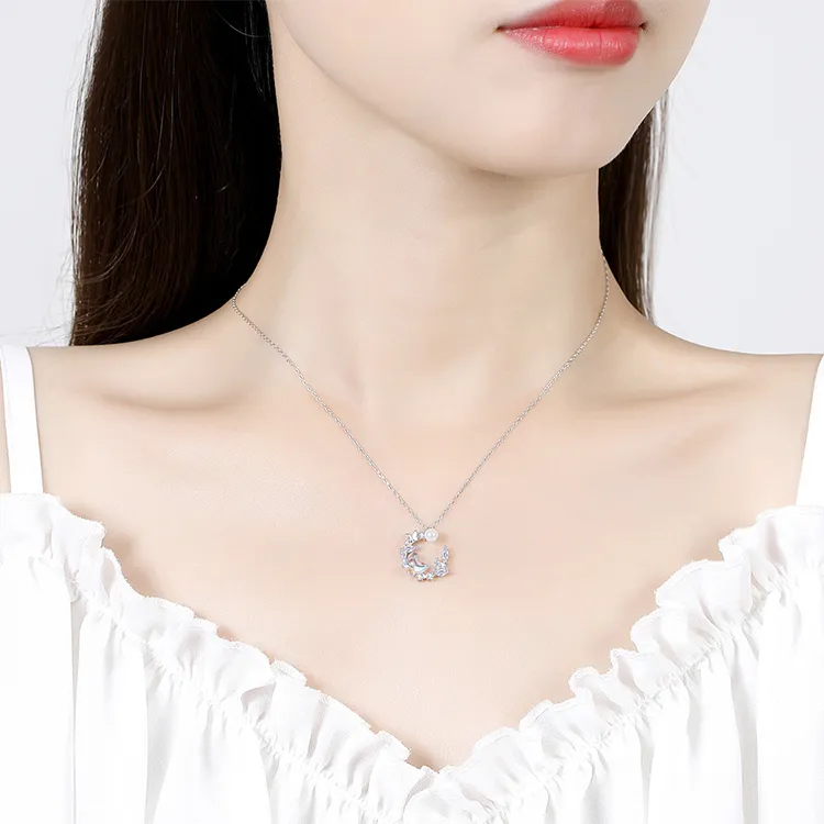 ALI THE FOX S925 Silver Necklaces Women's-6