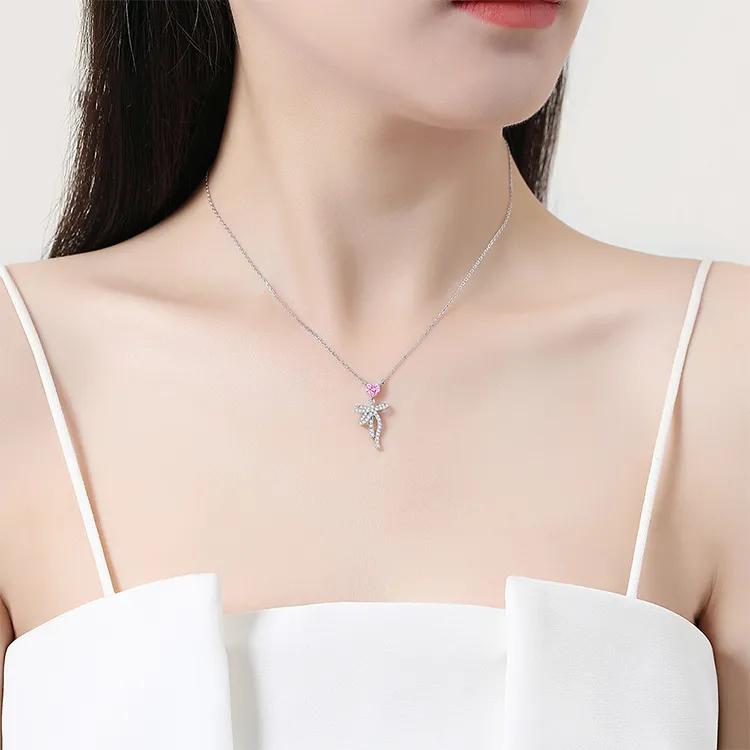 ALI THE FOX S925 Silver Necklaces Women's-6