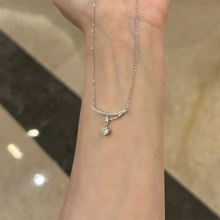ALI THE FOX Zircon Necklaces Women's-3