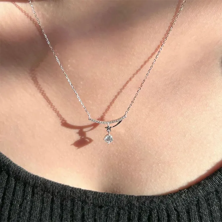 ALI THE FOX Zircon Necklaces Women's-6