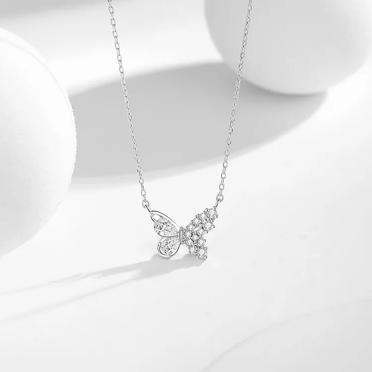ALI THE FOX S925 Silver Necklaces Women's-3