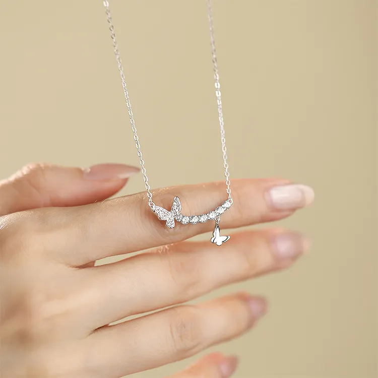 ALI THE FOX 925 Sterling Silver Necklaces Women's-5