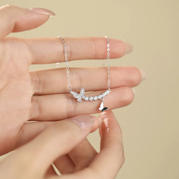 ALI THE FOX 925 Sterling Silver Necklaces Women's-2