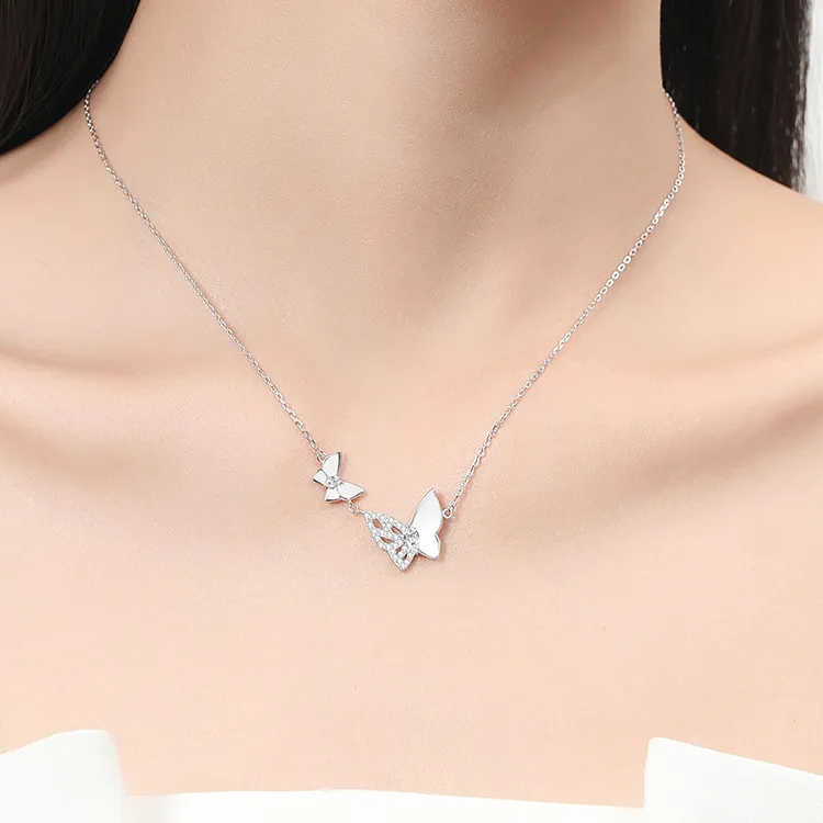 ALI THE FOX S925 Silver Necklaces Women's-1