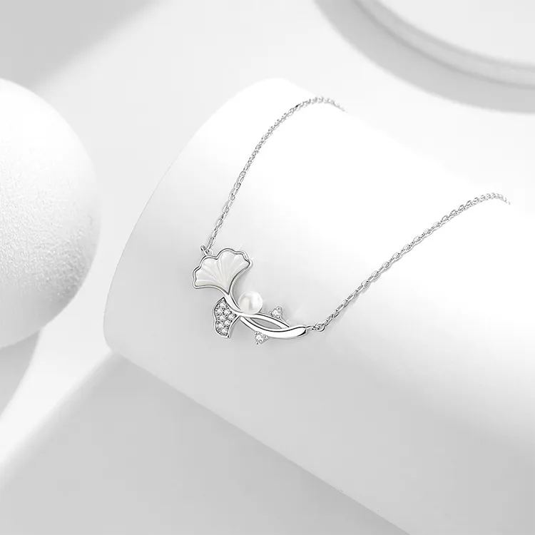 ALI THE FOX S925 Silver Necklaces Women's-5