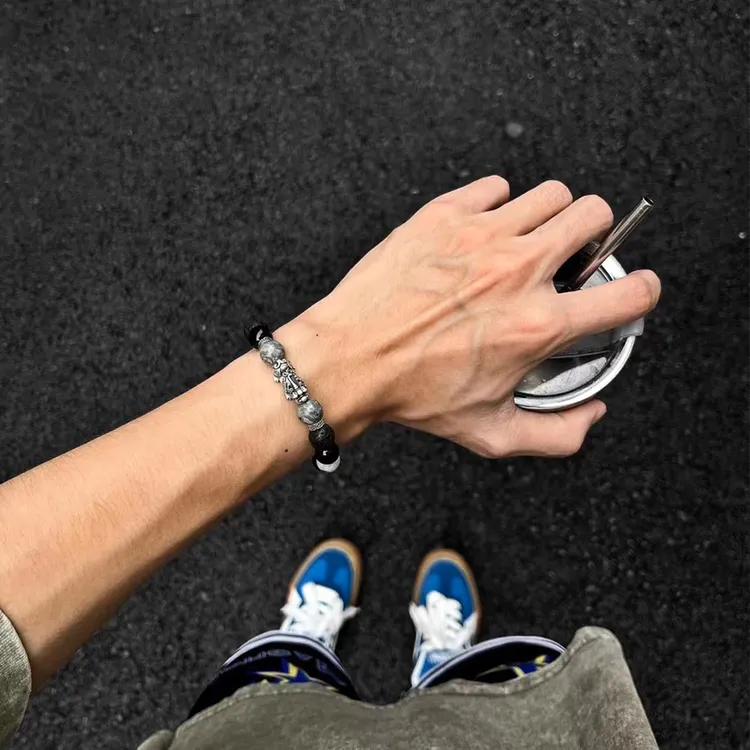 ALI THE FOX Obsidian Bracelets Unisex-4