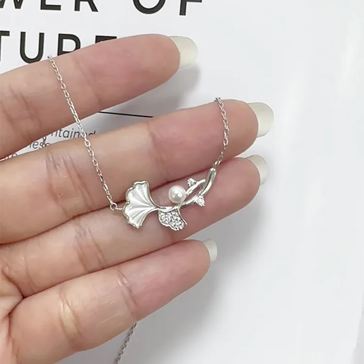 ALI THE FOX S925 Silver Necklaces Women's-2