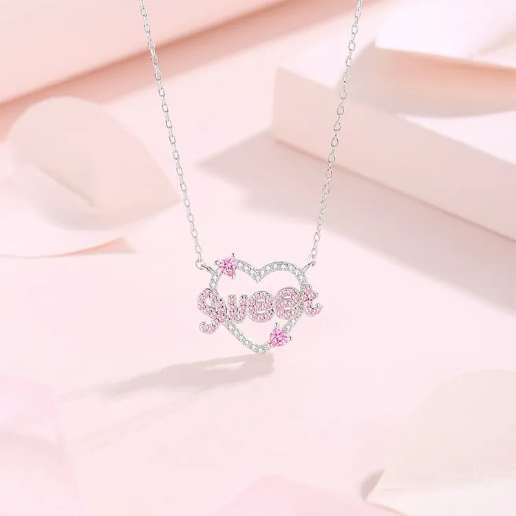 ALI THE FOX S925 Silver Necklaces Women's-2
