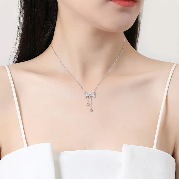 ALI THE FOX 925 Sterling Silver Necklaces Women's-6