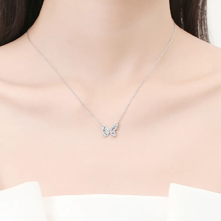ALI THE FOX S925 Silver Necklaces Women's-1