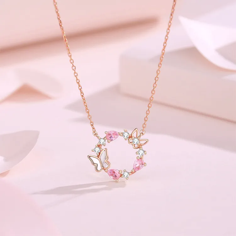 ALI THE FOX S925 Silver Necklaces Women's-3