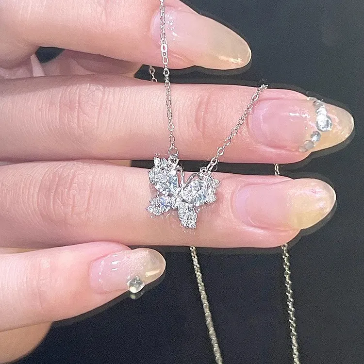 ALI THE FOX Zircon Necklaces Women's-5