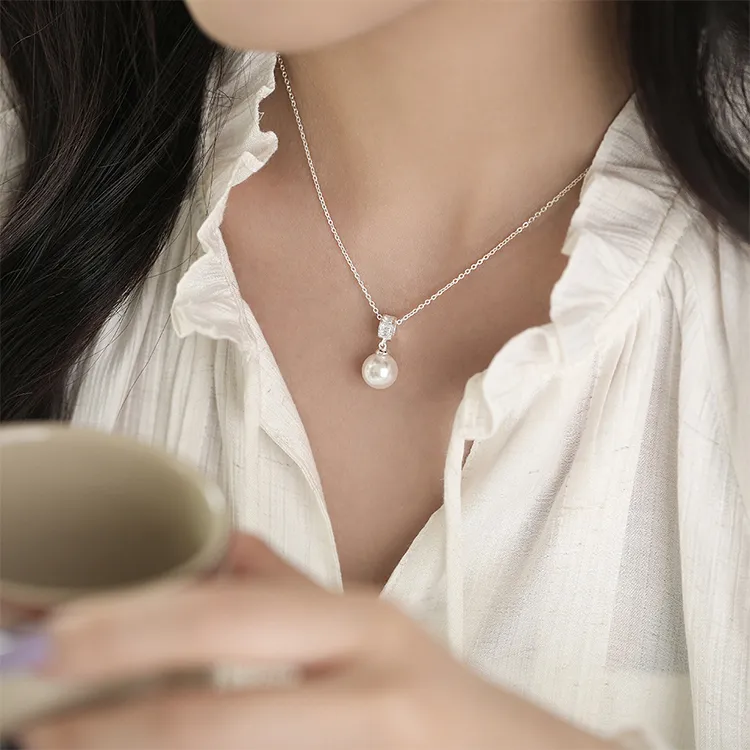 ALI THE FOX S925 Silver Necklaces Women's-3