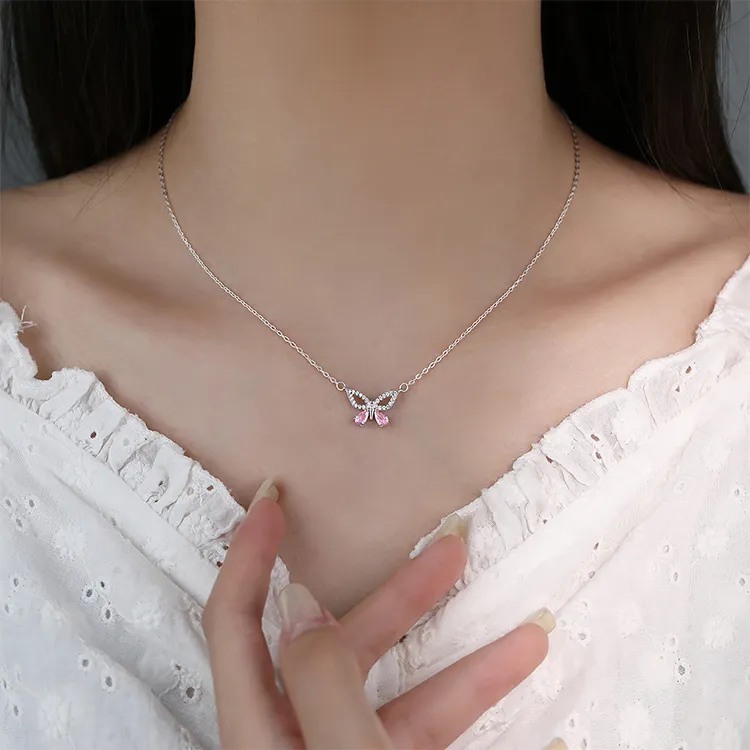 ALI THE FOX 925 Sterling Silver Necklaces Women's-5