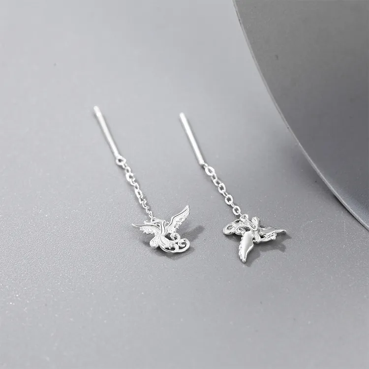 ALI THE FOX S999 Fine Silver Earrings Women's-5