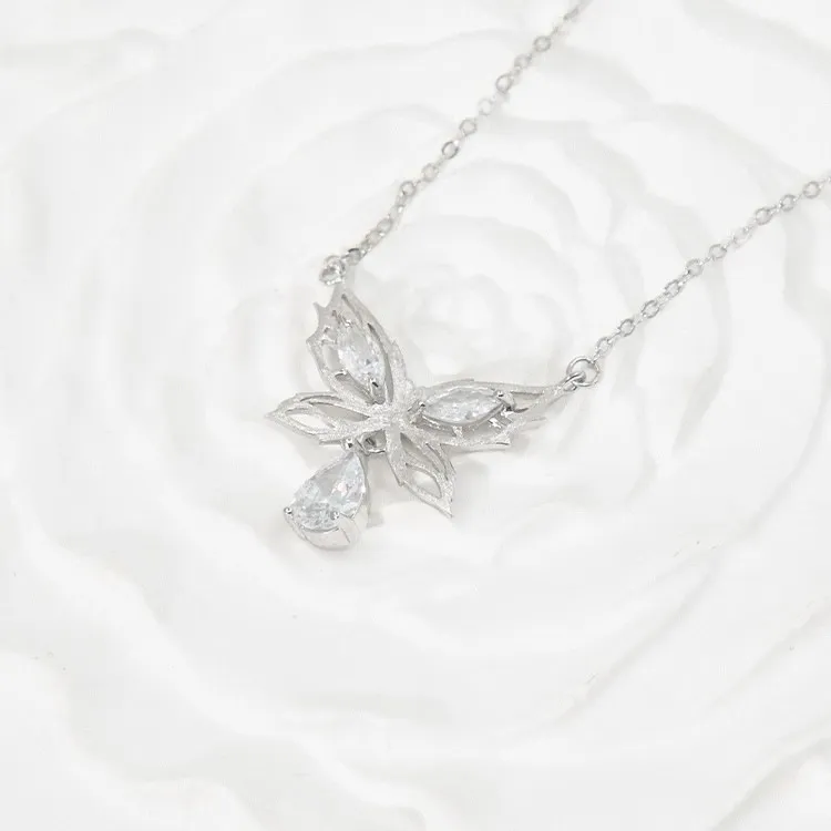 ALI THE FOX Zircon Necklaces Women's-2