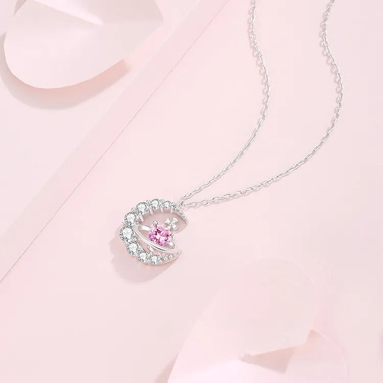 ALI THE FOX S925 Silver Necklaces Women's-4