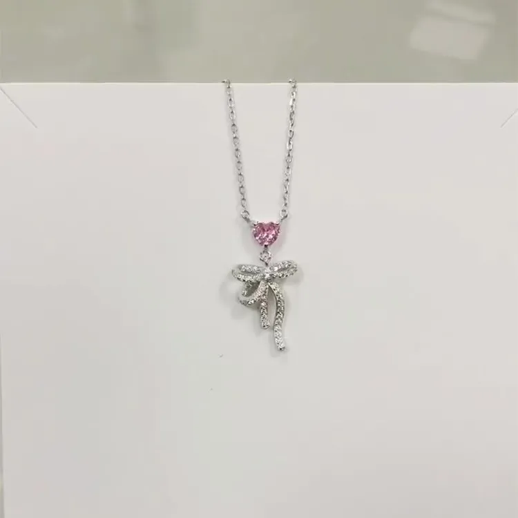 ALI THE FOX S925 Silver Necklaces Women's-2
