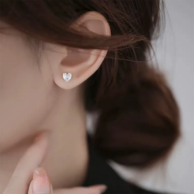ALI THE FOX S999 Fine Silver Stud Earrings Women's-6