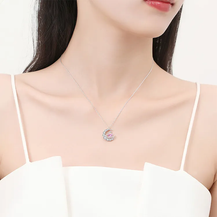 ALI THE FOX S925 Silver Necklaces Women's-6