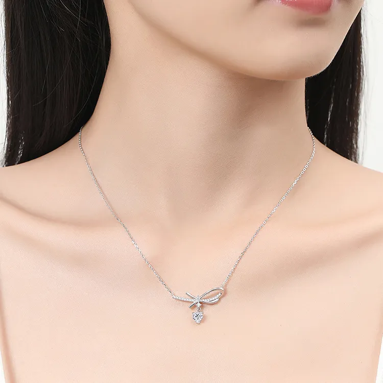 ALI THE FOX S925 Silver Necklaces Women's-1