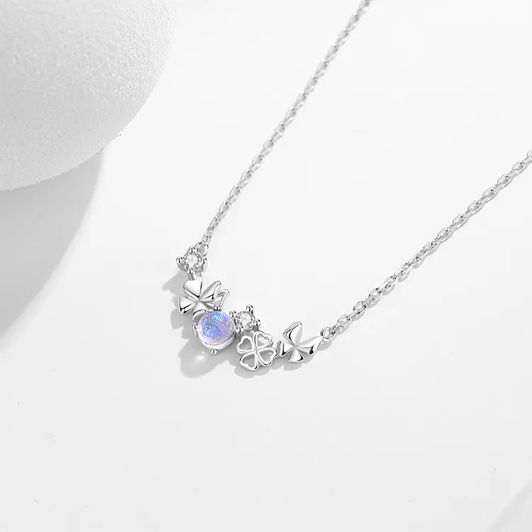 ALI THE FOX S925 Silver Necklaces Women's-4
