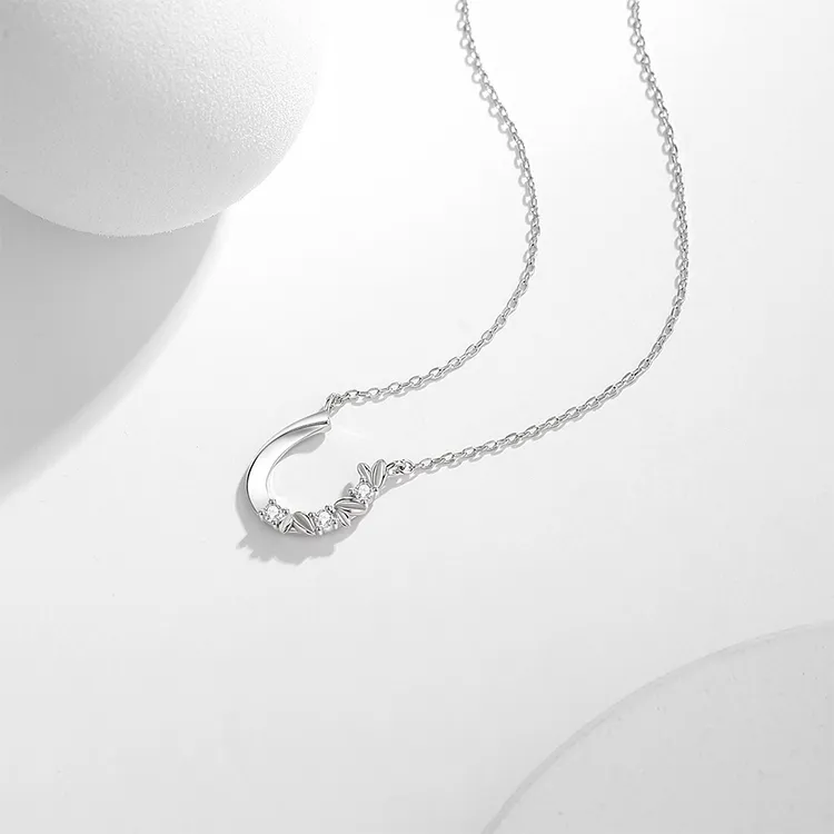 ALI THE FOX S925 Silver Necklaces Women's-4