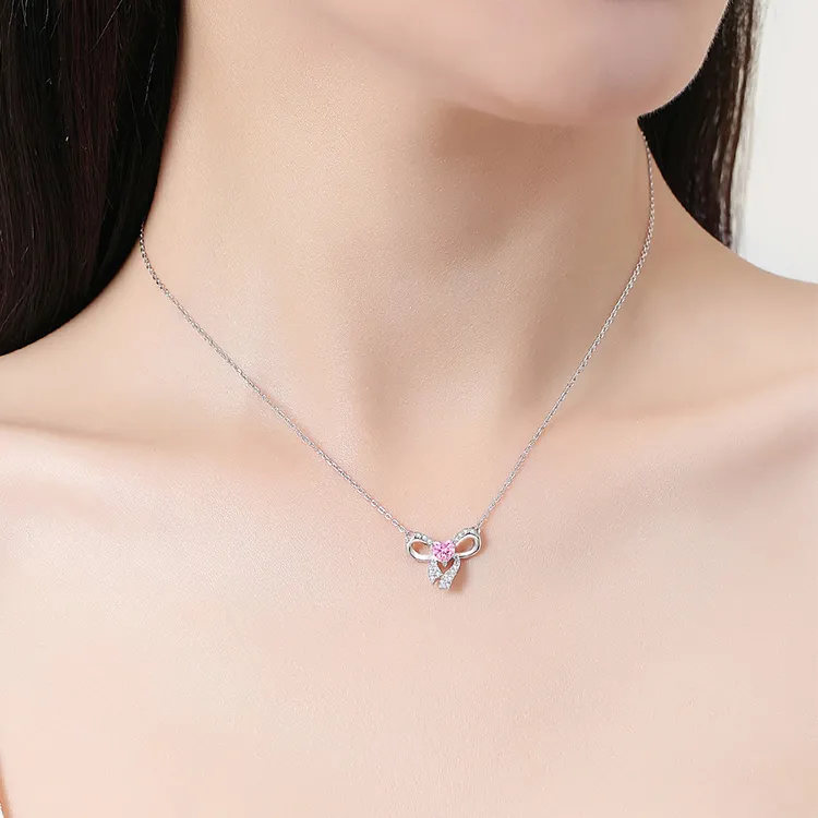 ALI THE FOX S925 Silver Necklaces Women's-1