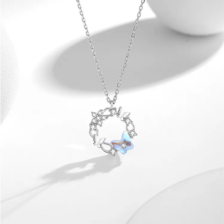 ALI THE FOX S925 Silver Necklaces Women's-3
