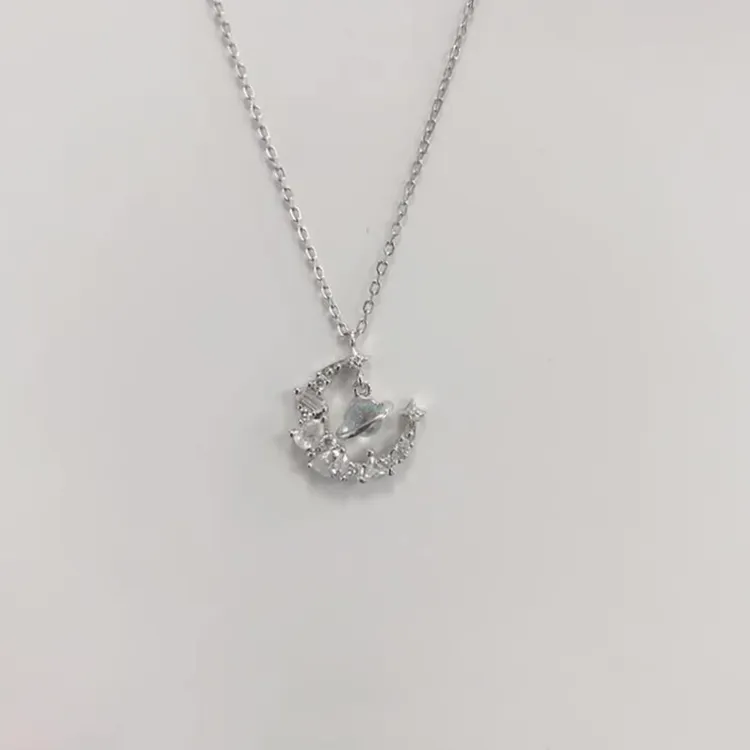 ALI THE FOX S925 Silver Necklaces Women's-2