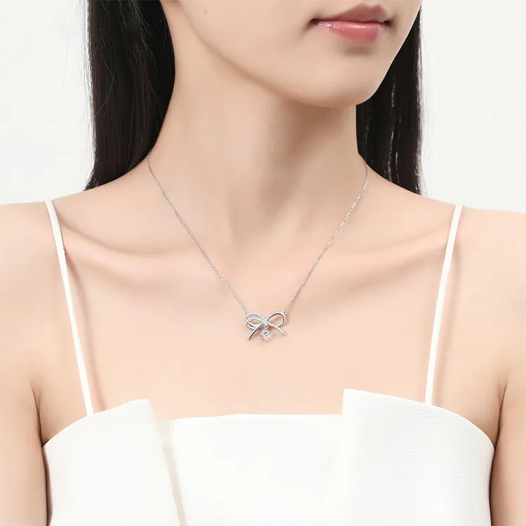 ALI THE FOX S925 Silver Necklaces Women's-5